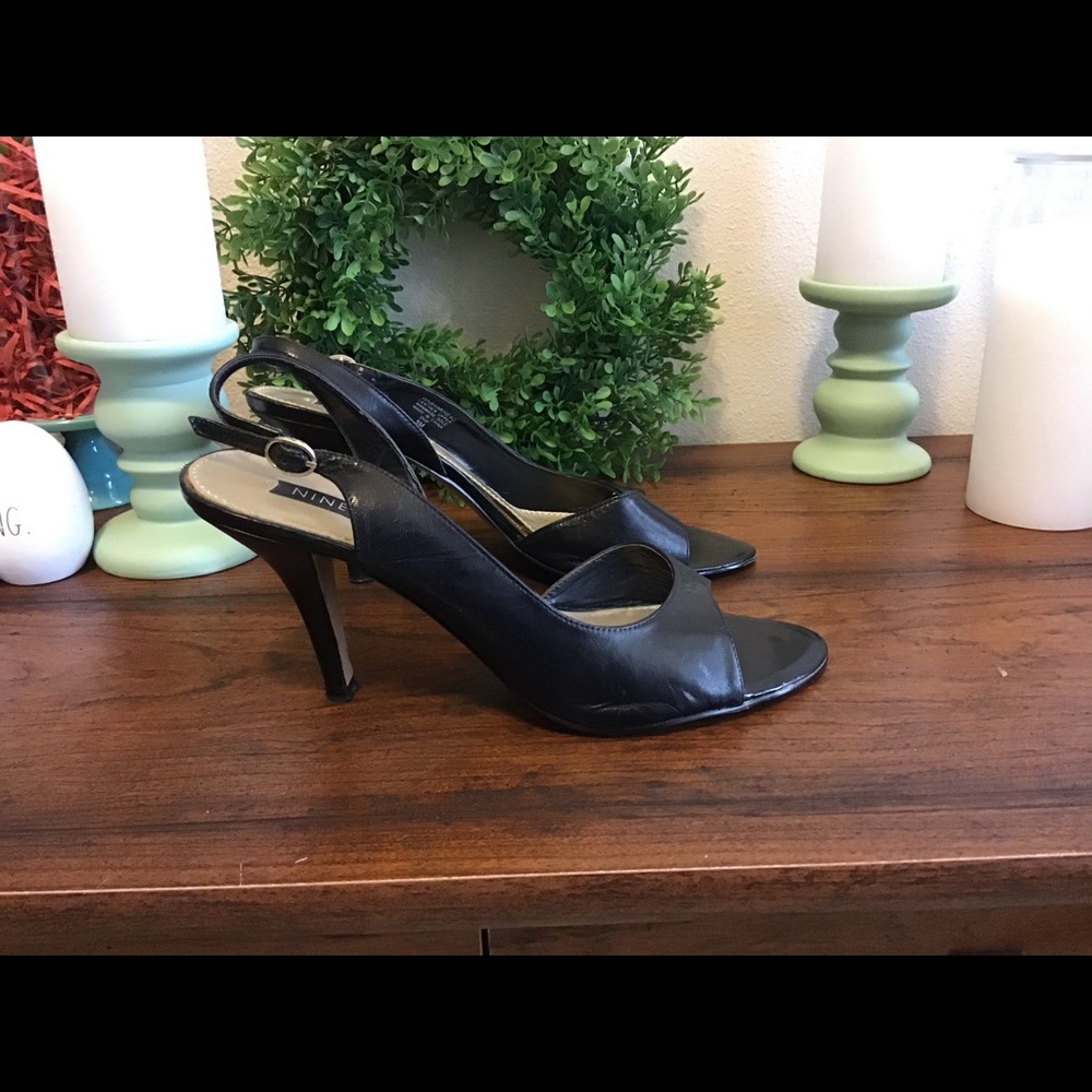 Nine West “BANKHEAD” slingback heels size 9 - Picture 8 of 8